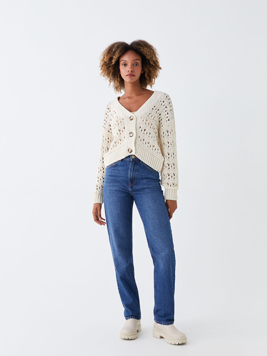 Blugi Drepți Pentru Femei-1