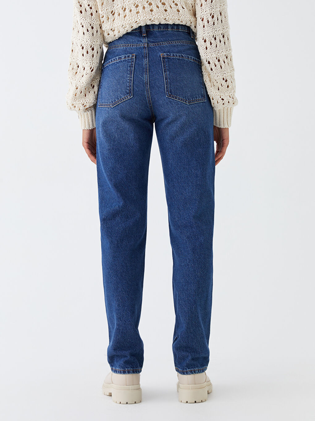 Blugi Drepți Pentru Femei-4