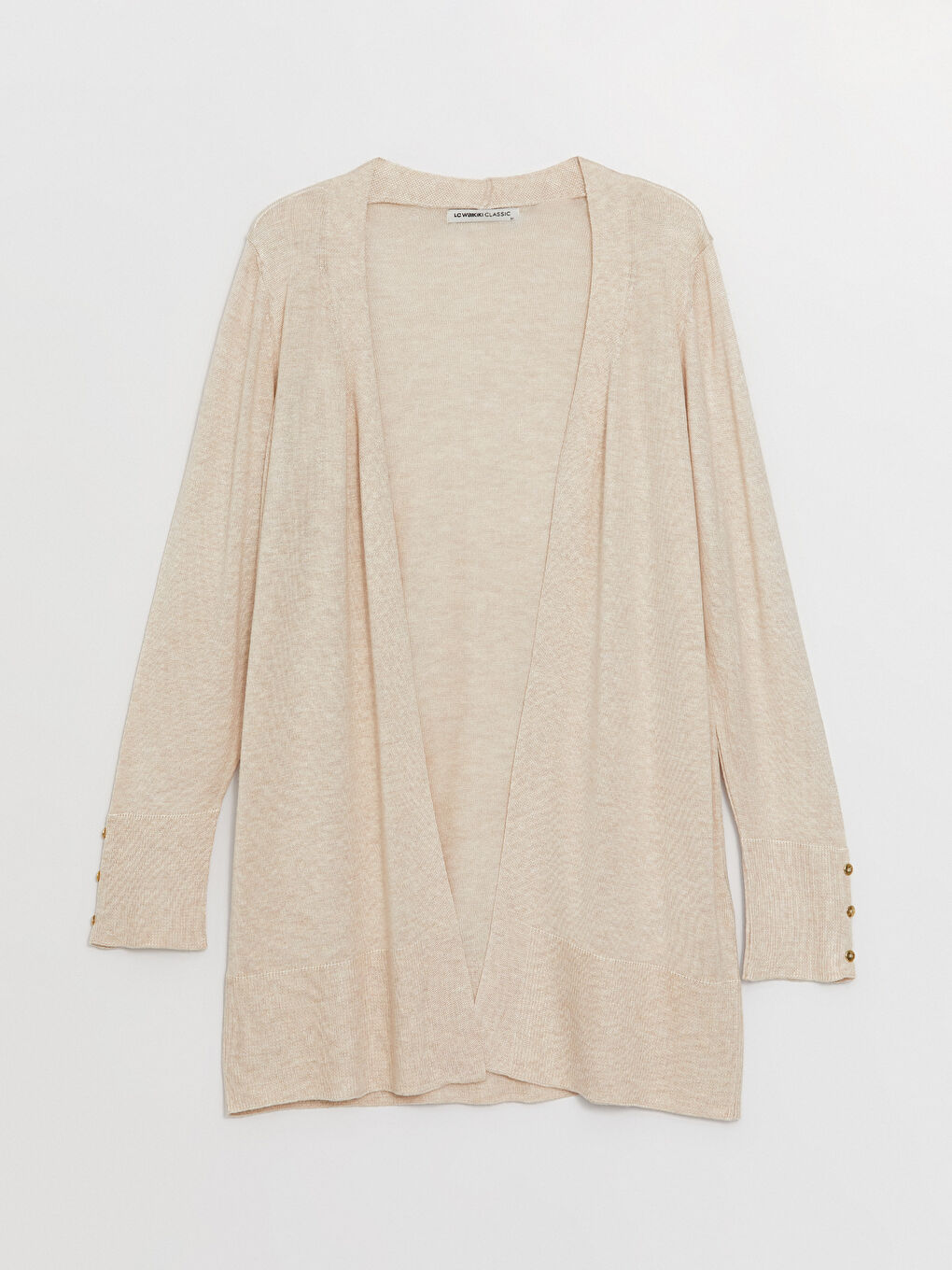 Shawl Collar Plain Long Sleeve Women's Knitwear Cardigan-5