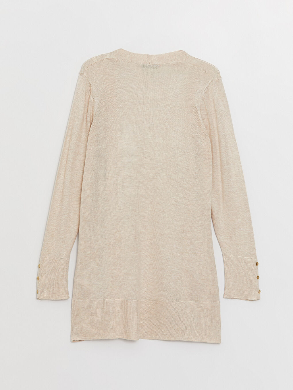 Shawl Collar Plain Long Sleeve Women's Knitwear Cardigan-6