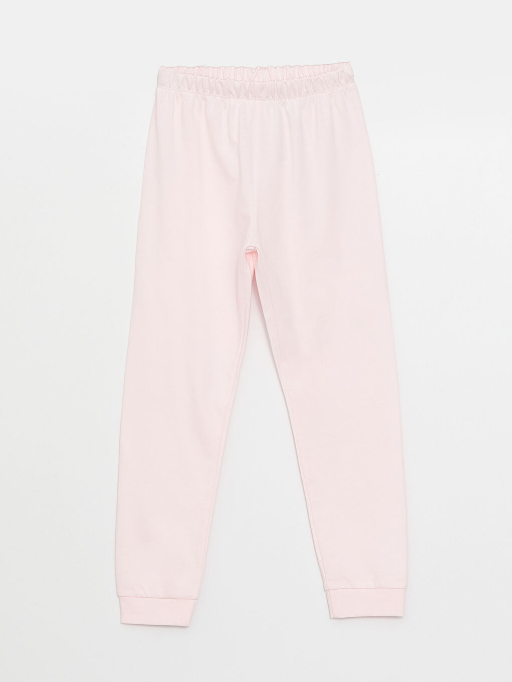 Pembe Bisiklet Yaka Baskılı Uzun Kollu Kız Çocuk Pijama Takımı-4
