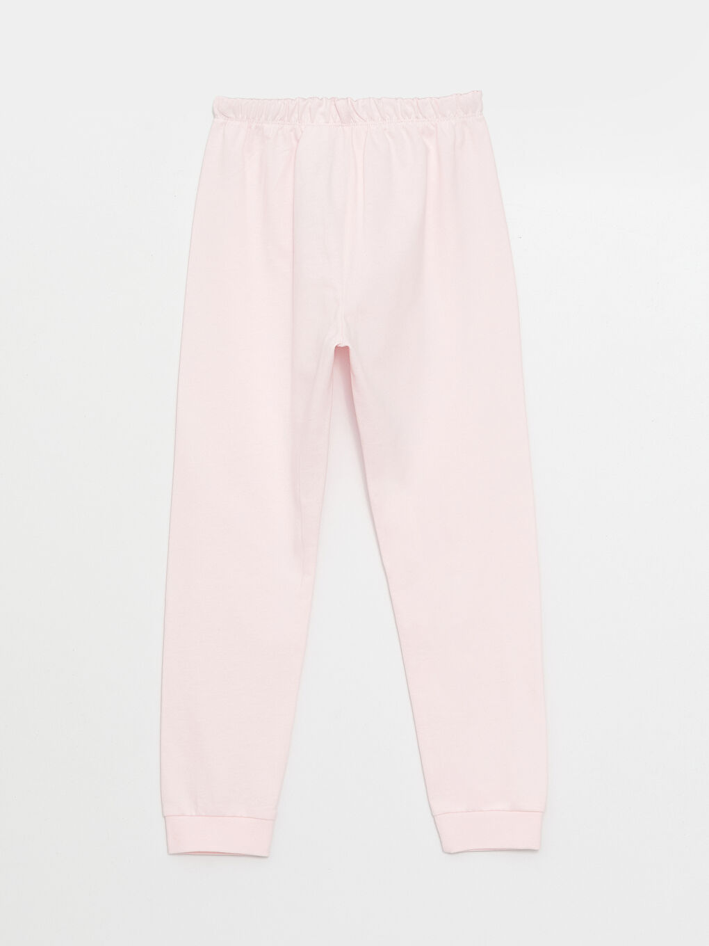 Pembe Bisiklet Yaka Baskılı Uzun Kollu Kız Çocuk Pijama Takımı-5