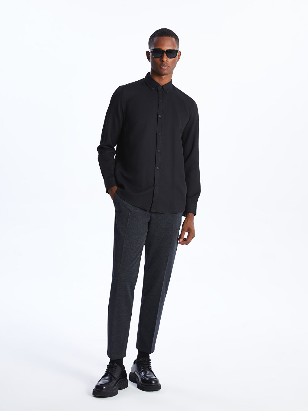 Antrasit Slim Fit Erkek Pantolon