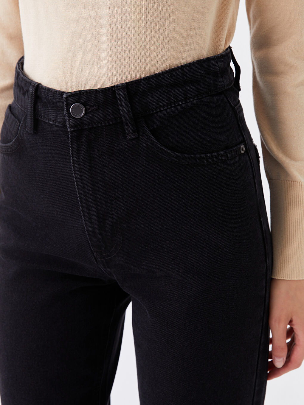 LCW Jeans Straight Fit Women's Jeans -W3BF74Z8-327