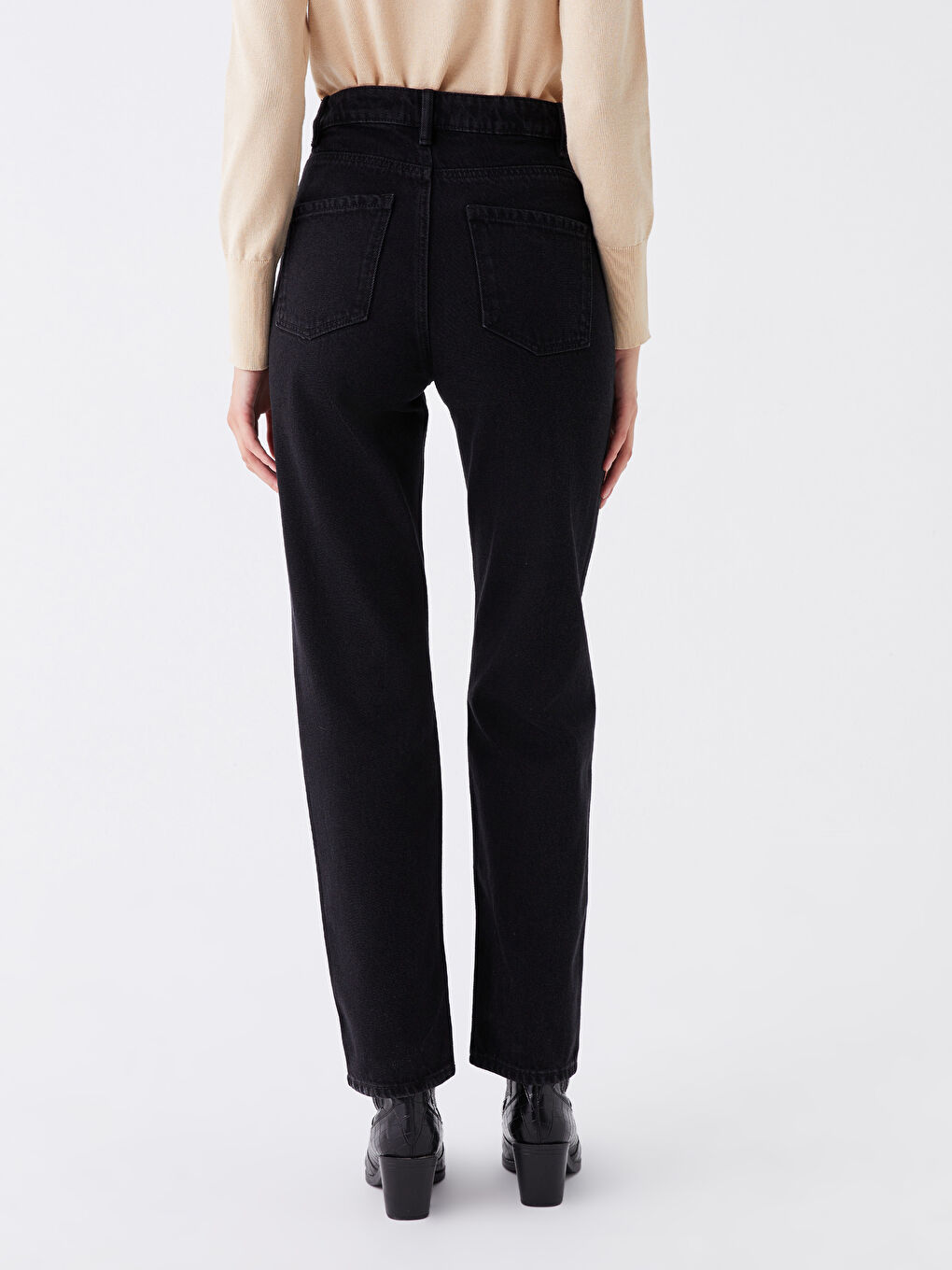 LCW Jeans Straight Fit Women's Jeans -W3BF74Z8-327