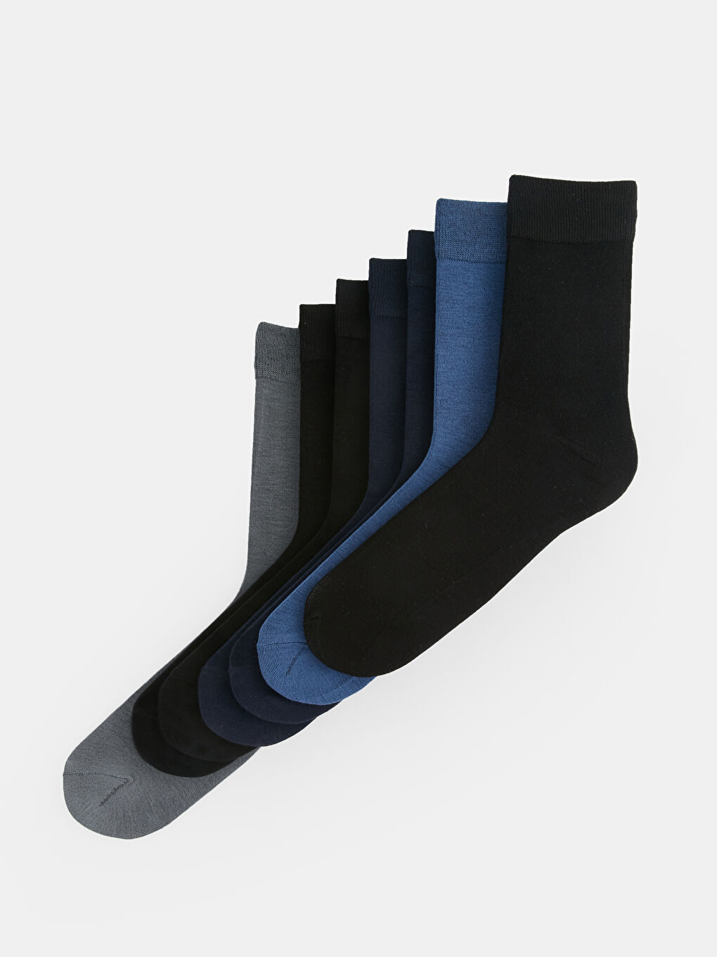 Karışık Erkek Bambu Soket Çorap 7'li-1