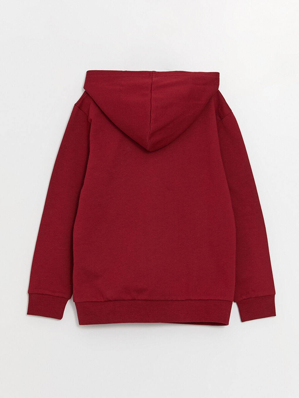 LCW Kids Bordo Baskılı Uzun Kollu Erkek Çocuk Hoodie - 4