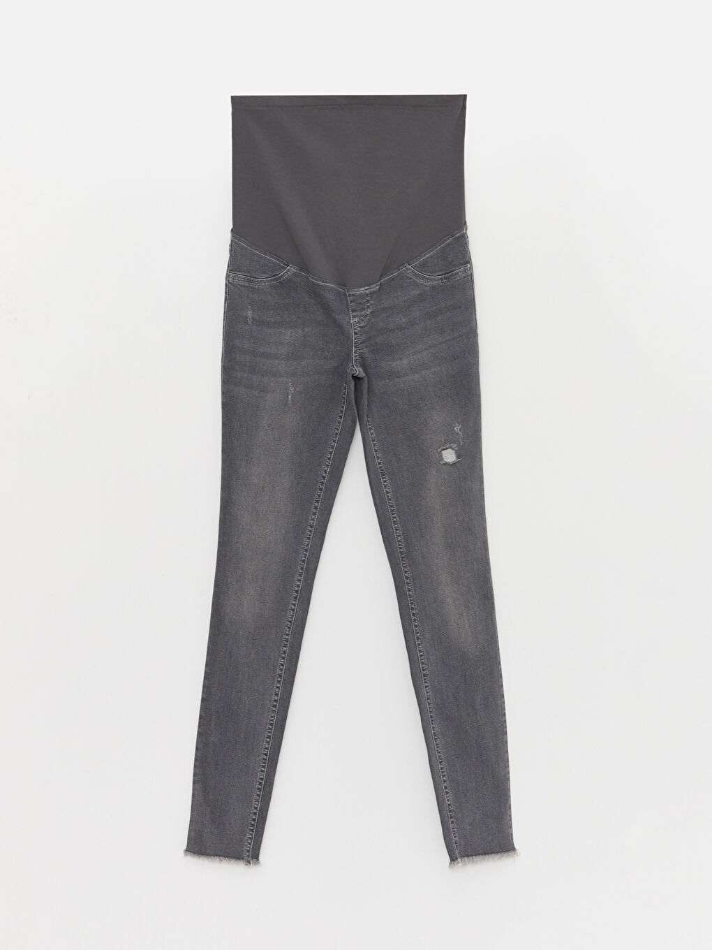 LCWAIKIKI Maternity Gri Karın Panelli Jüpiter Süper Skinny Fit Hamile Jean Pantolon - 5