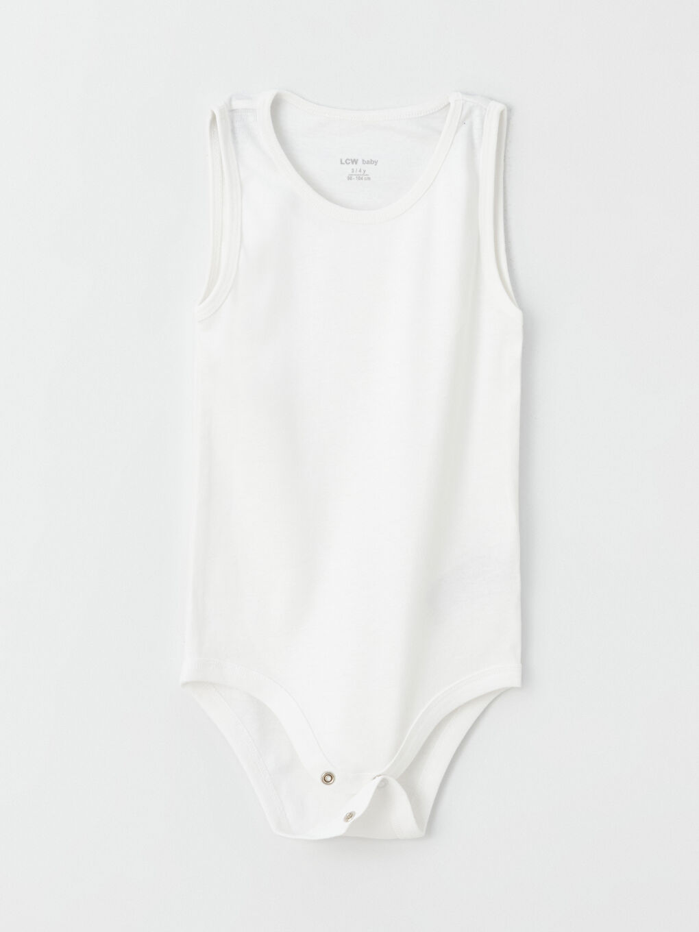 بدلة جسم أولاد رضع بياقة دائرية سادة بمجموعتين-3