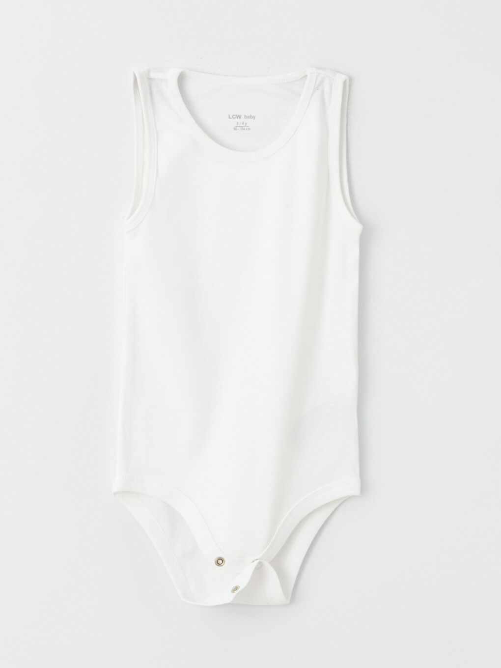 بدلة جسم أولاد رضع بياقة دائرية سادة بمجموعتين-4