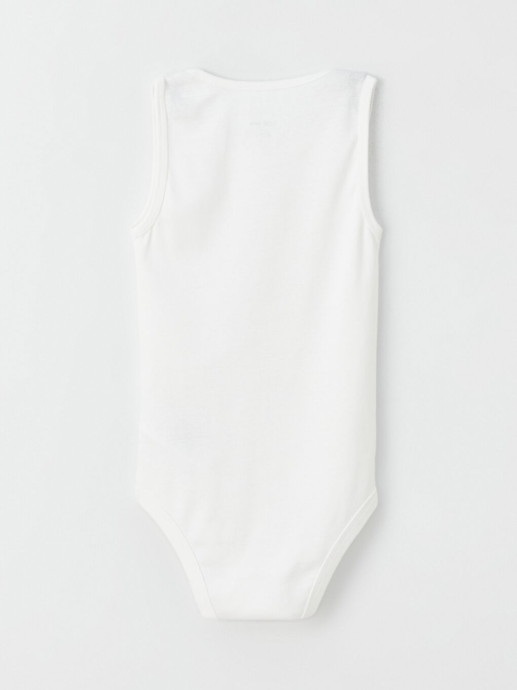 بدلة جسم أولاد رضع بياقة دائرية سادة بمجموعتين-5