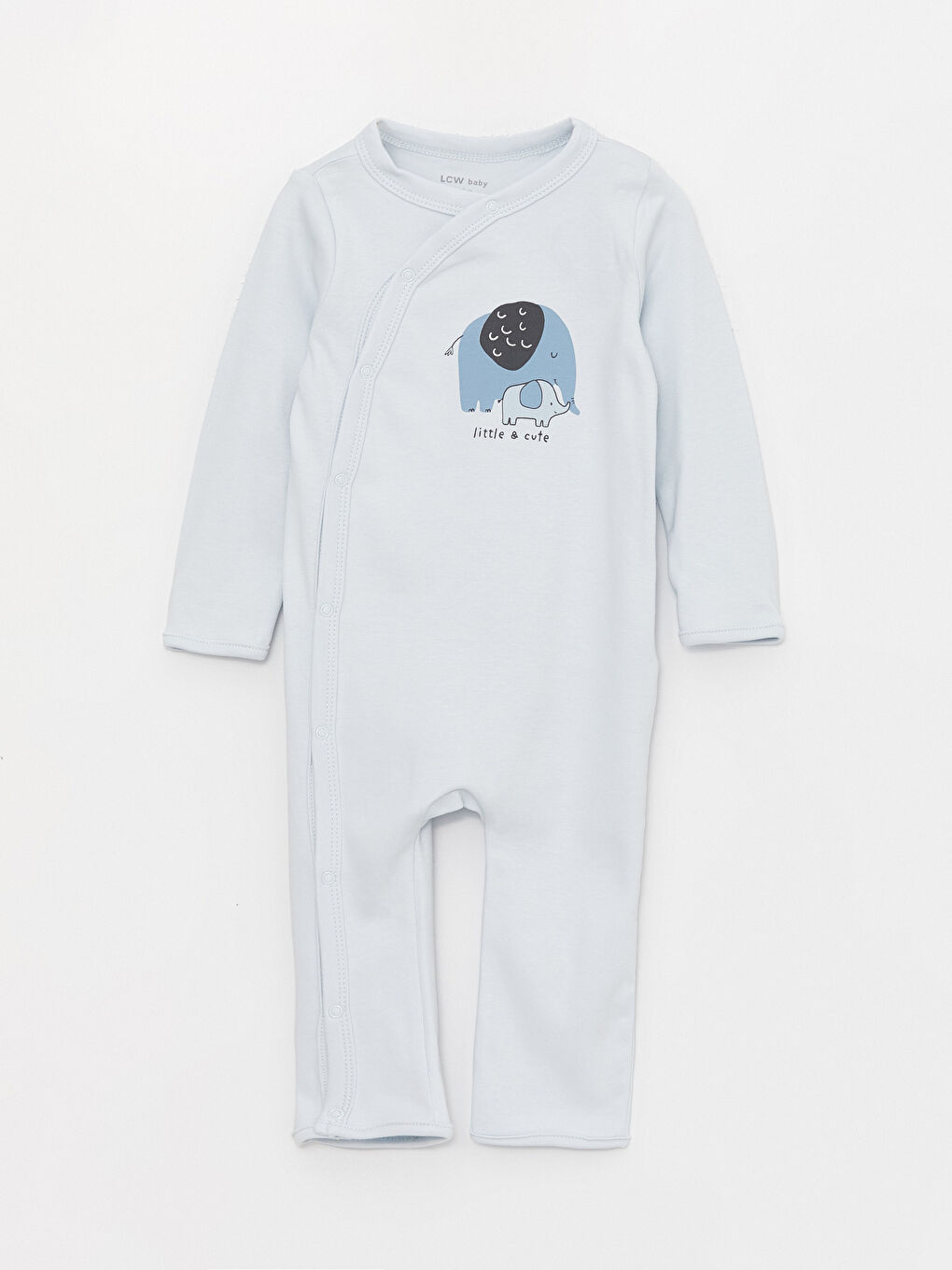 Crew Neck Long Sleeve Baby Boys Jumpsuit 2 Pack-1