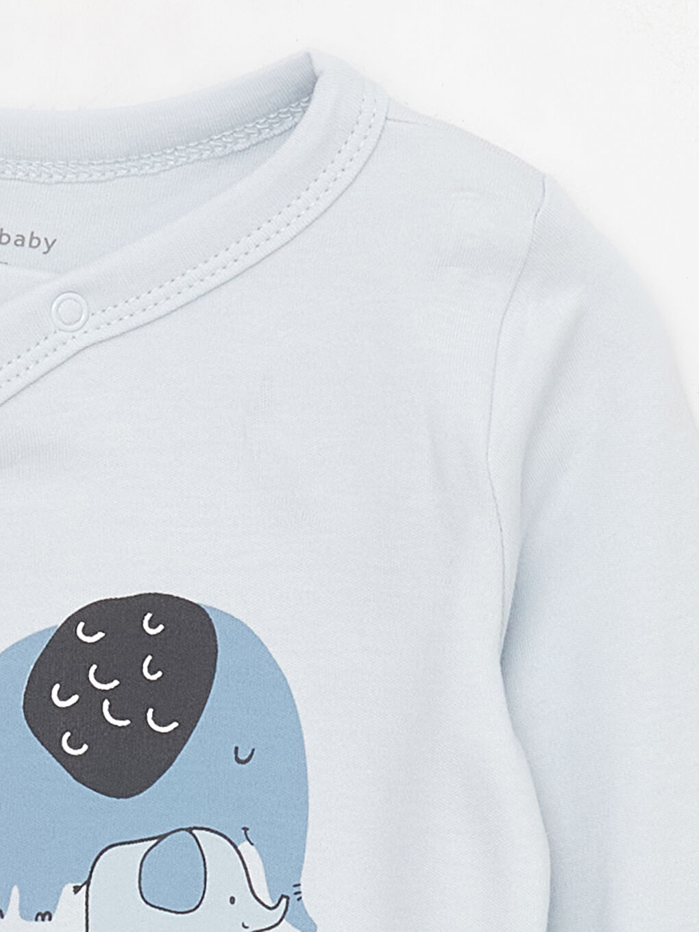 Crew Neck Long Sleeve Baby Boys Jumpsuit 2 Pack-3