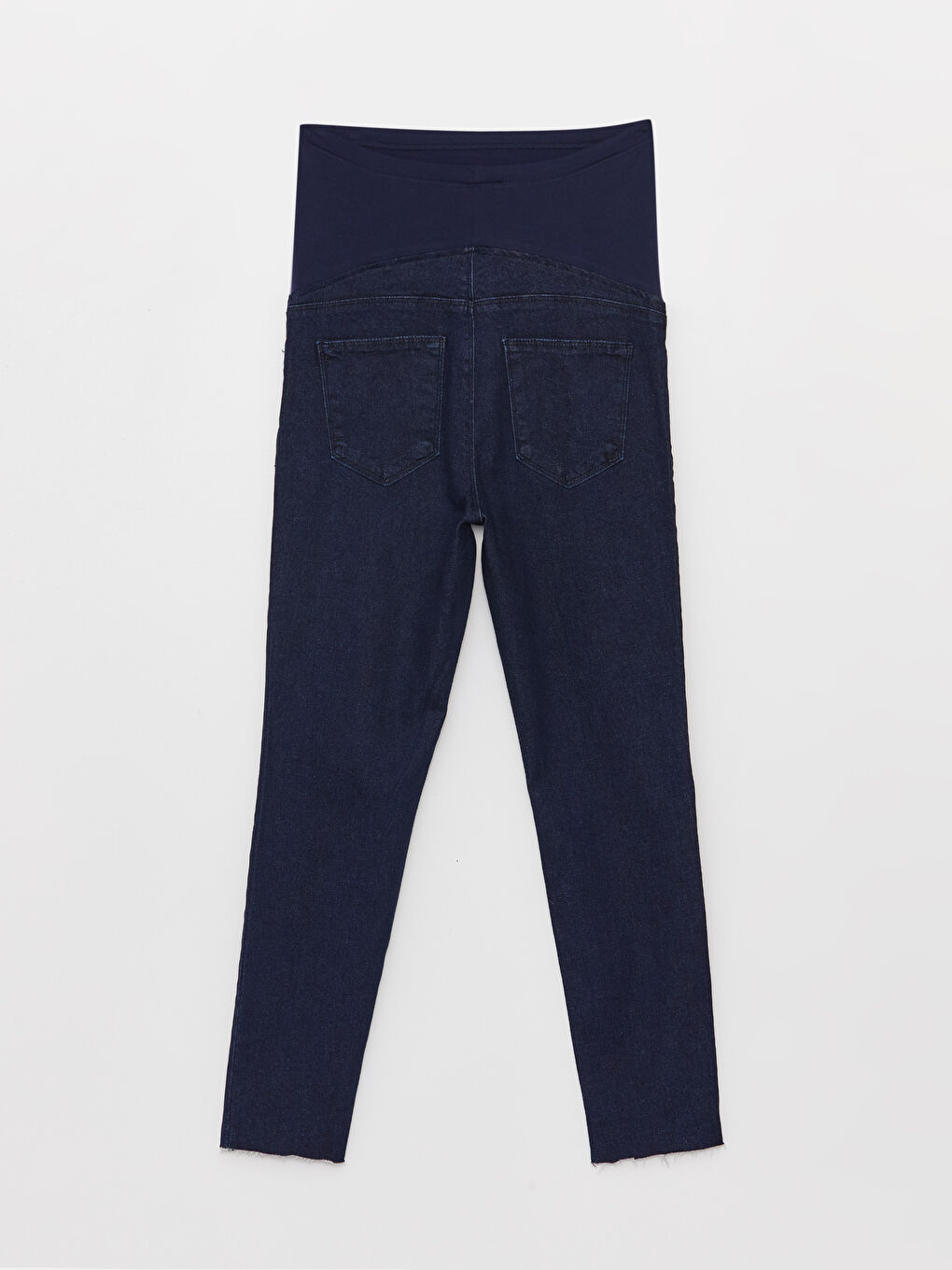 LCWAIKIKI Maternity Orta İndigo Rodeo Karın Panelli Slim Mom Cep Detaylı Hamile Jean Pantolon - 6