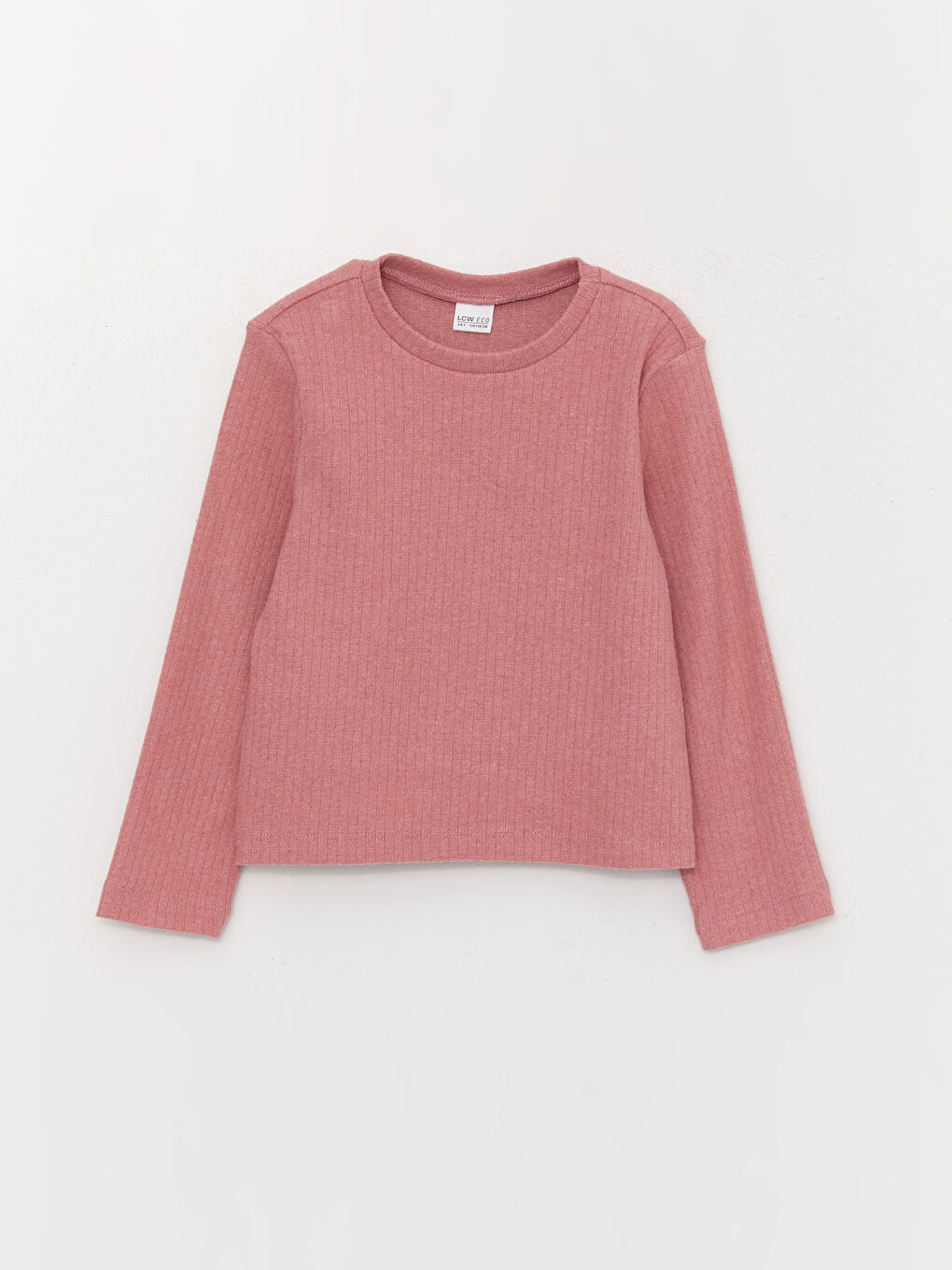 Pembe Bisiklet Yaka Uzun Kollu Kız Çocuk Pijama Takımı-2