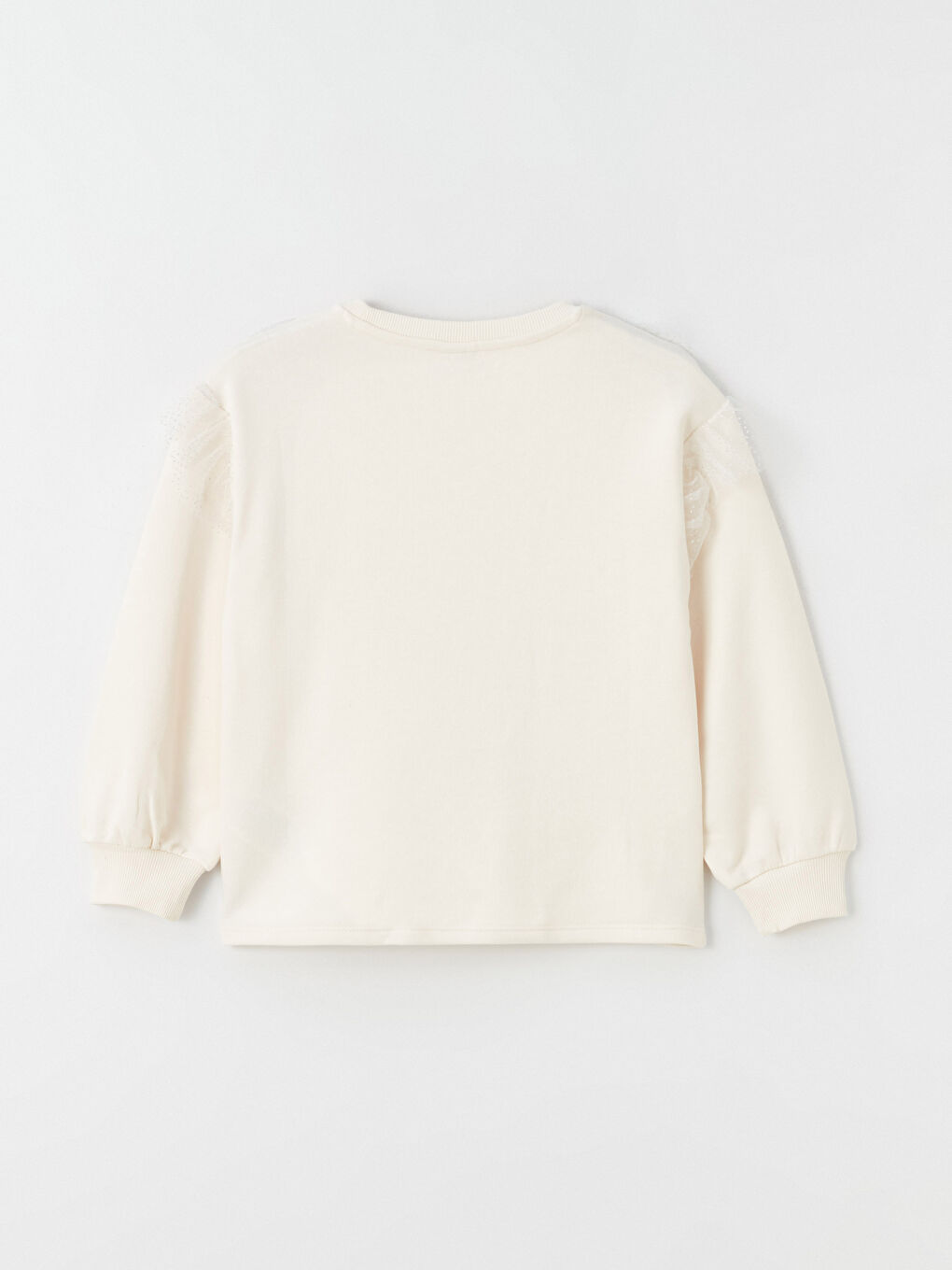 LCW Kids Rundhalsausschnitt Langarm Sweatshirt für Mädchen -W3BI92Z4-FDV