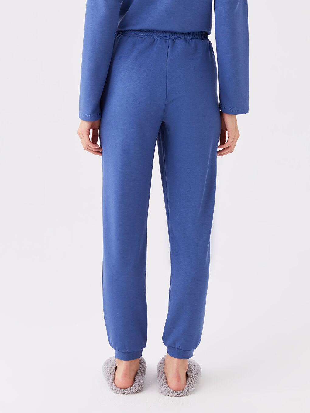 LCW DREAM Damen Pyjama-Hosen mit elastischem Bund und schlichtem Design -W3BJ50Z8-HRQ