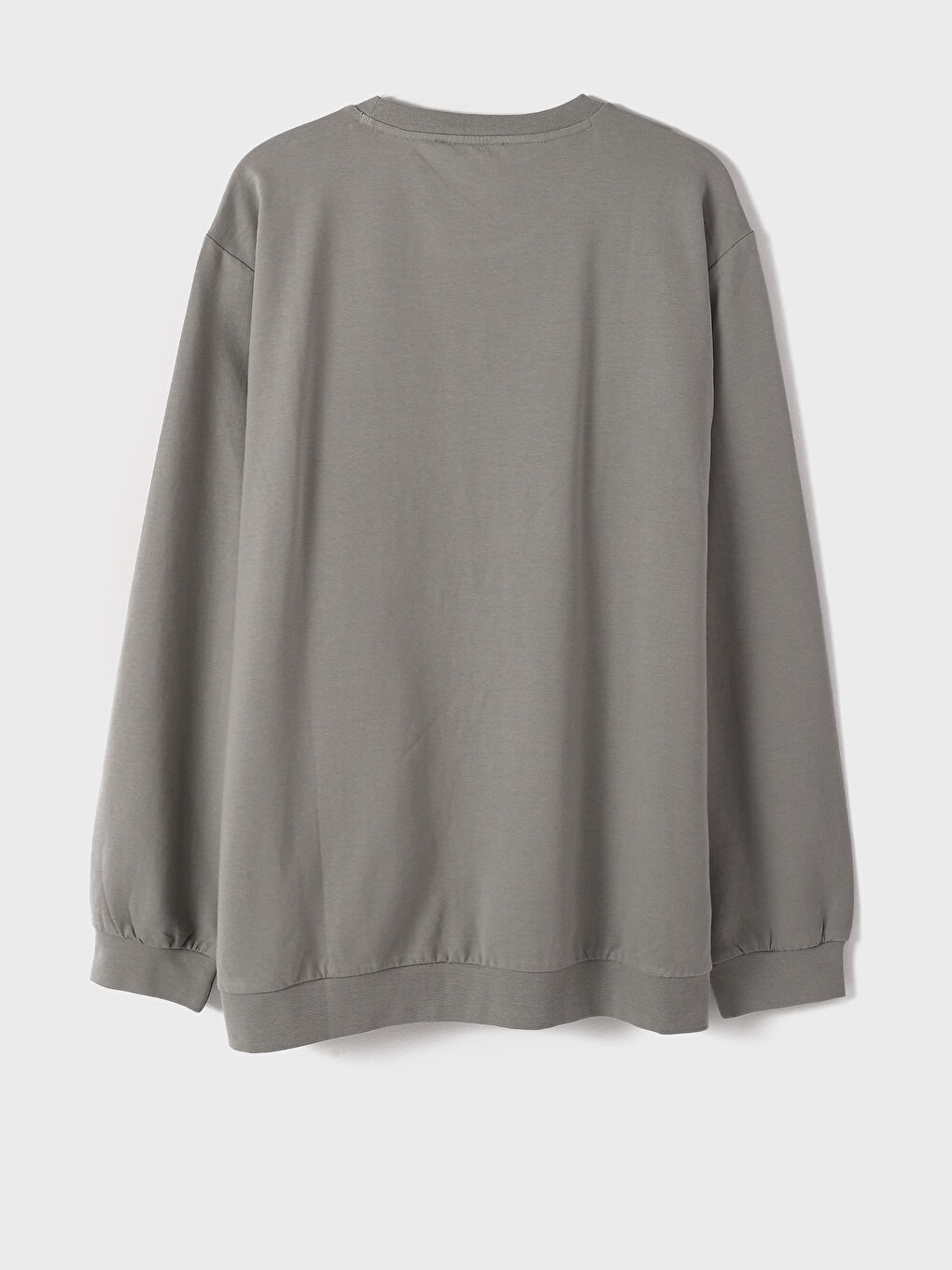 Crew Neck Long Sleeve Printed Men's Sweatshirt-3