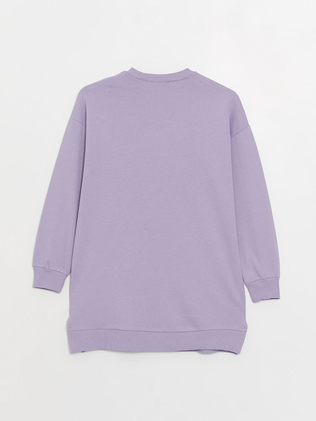 Crew Neck Printed Long Sleeve Oversize Women's Sweatshirt Tunic-6