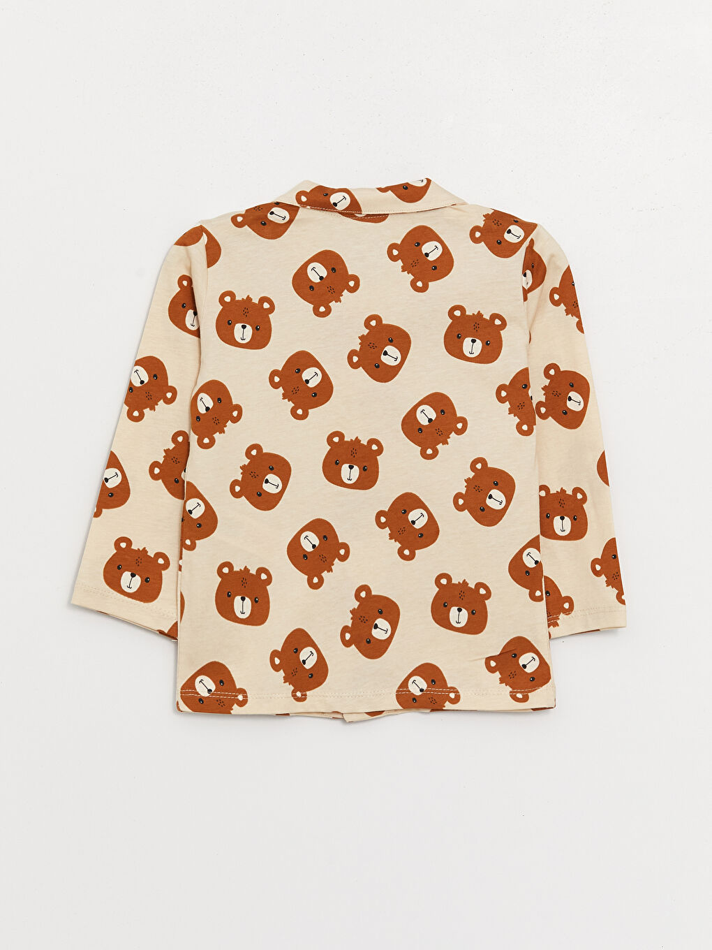 Ensemble de Pyjama pour Bébé Garçons à Col de Chemise Imprimé à Manches Longues-2