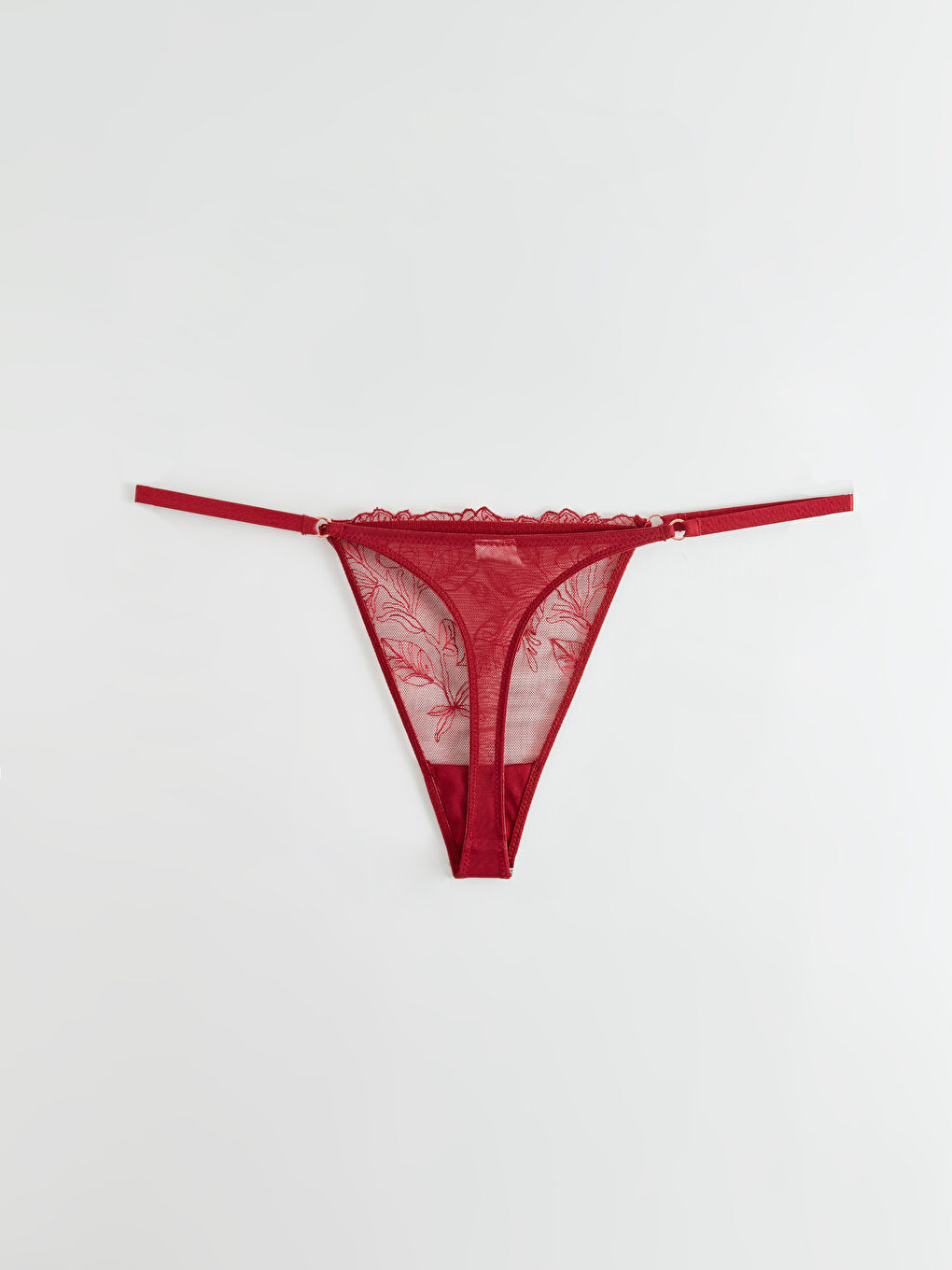 Кружевные фантазийные трусики танга-1