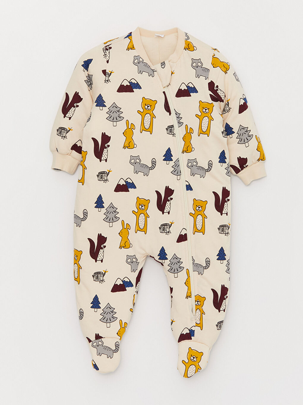 Bej 2.5 Tog Elyaflı Erkek Bebek Uyku Tulumu