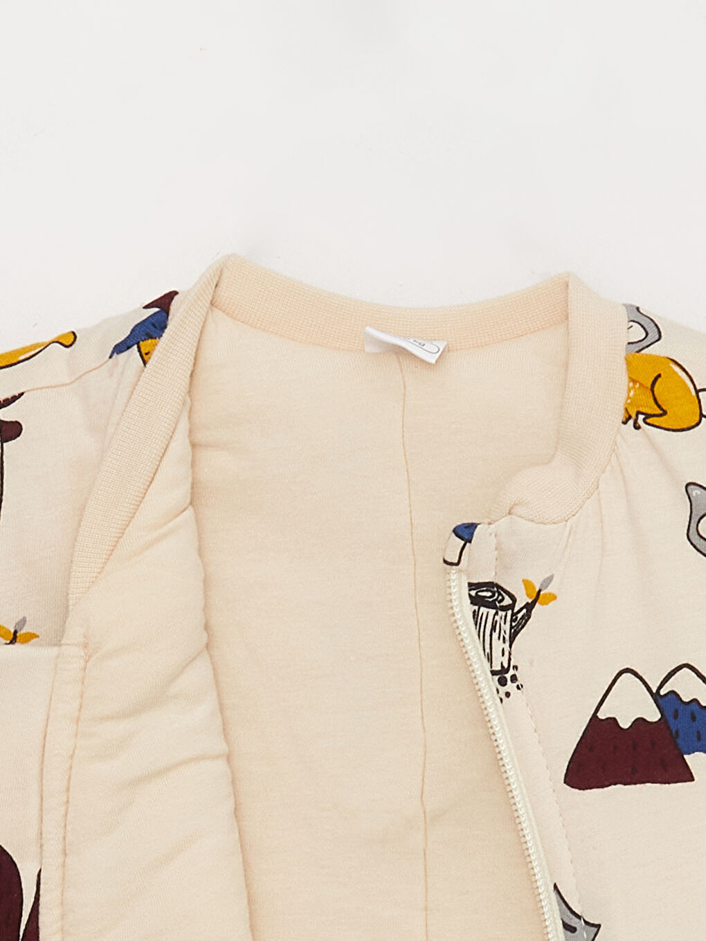 Bej 2.5 Tog Elyaflı Erkek Bebek Uyku Tulumu-2