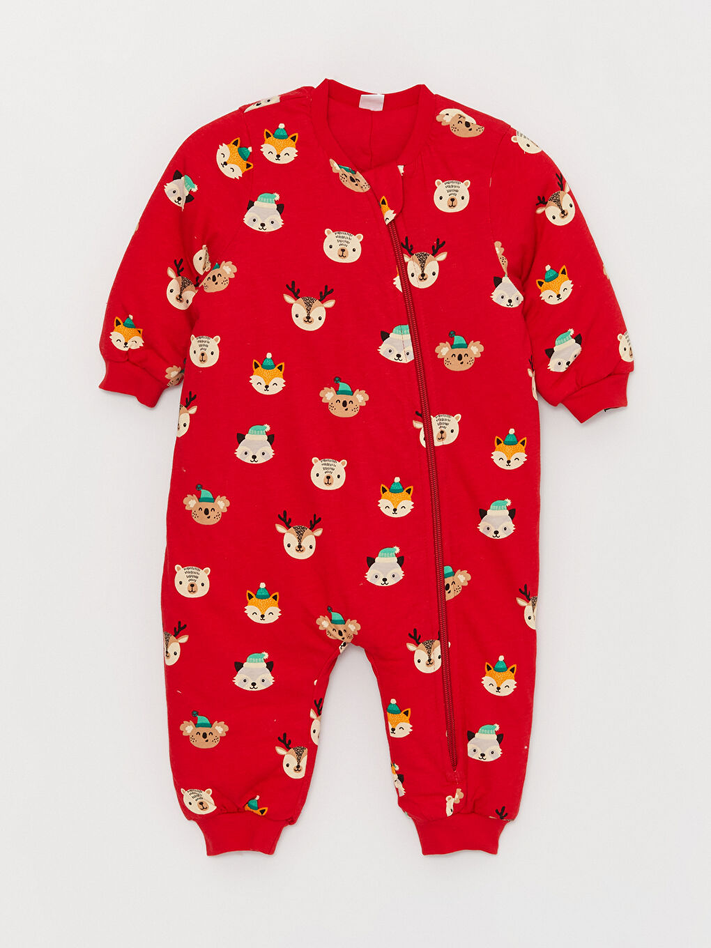 Kırmızı 2.5 Tog Elyaflı Erkek Bebek Uyku Tulumu