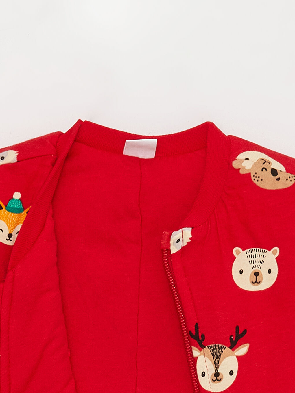 Kırmızı 2.5 Tog Elyaflı Erkek Bebek Uyku Tulumu-2