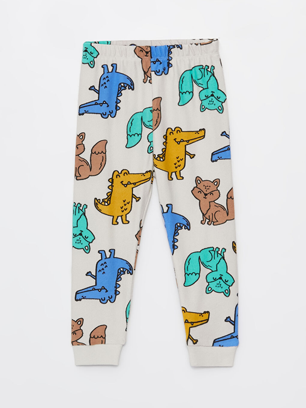 Crew Neck Long Sleeve Patterned Baby Boys' Pyjama Set-2