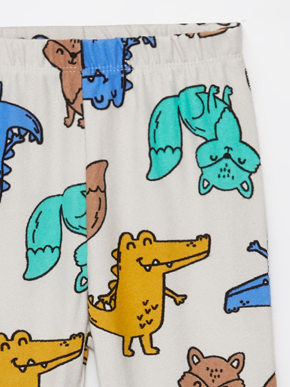 Crew Neck Long Sleeve Patterned Baby Boys' Pyjama Set-5