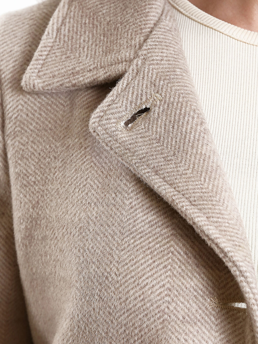 Shirt Neck Regular Long Sleeve Women's Cachet Coat-2