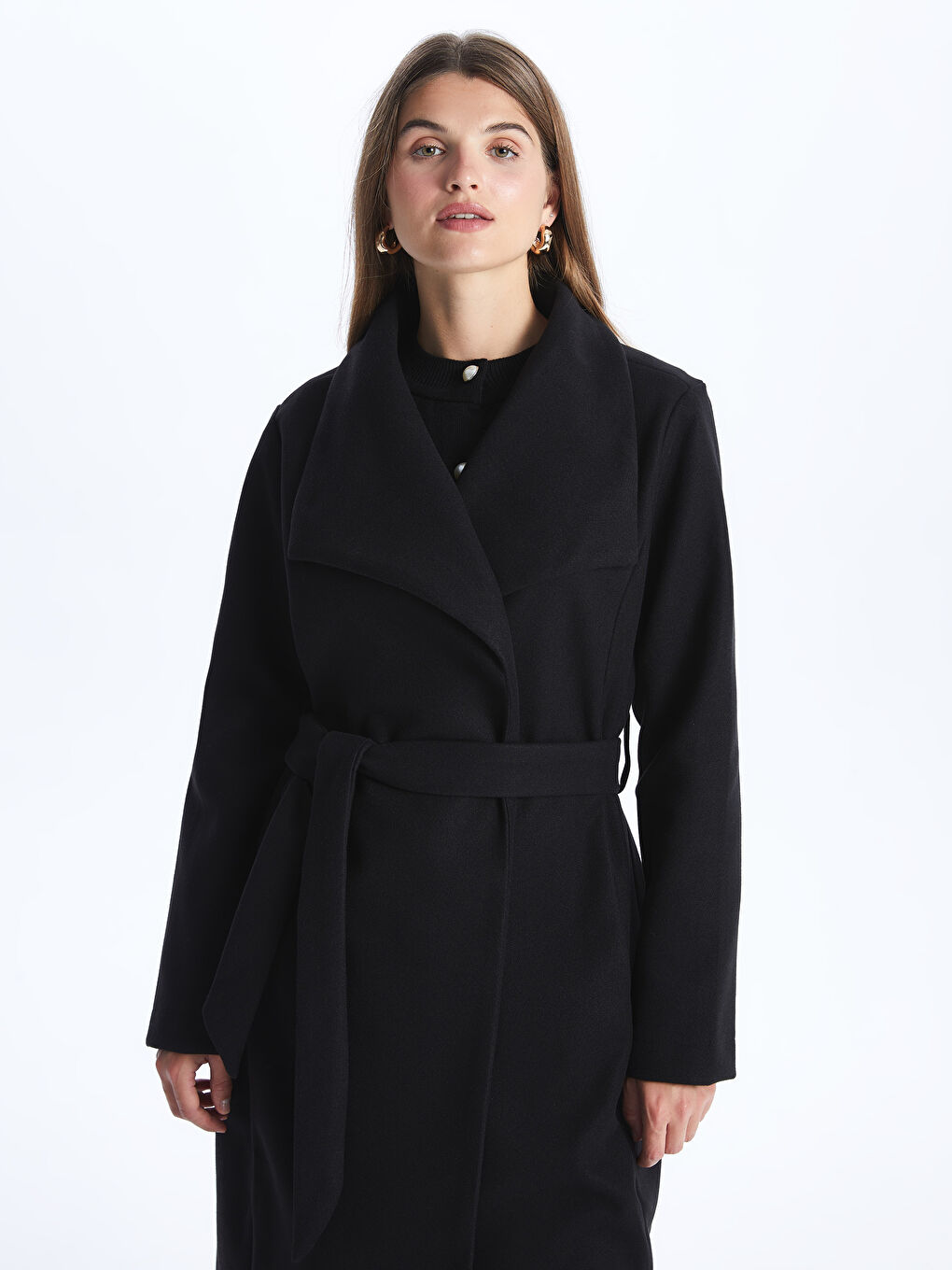 بالطو ياقة الجاكيت للسيدات كاشيه-2