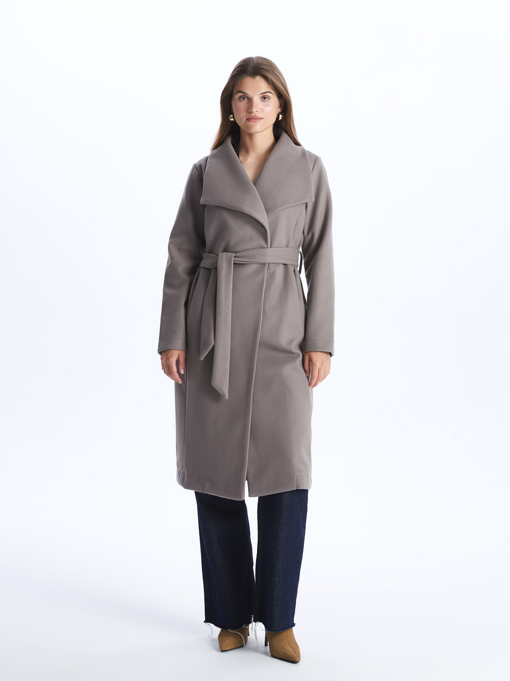 Jacket Collar Women's Cachet Overcoat