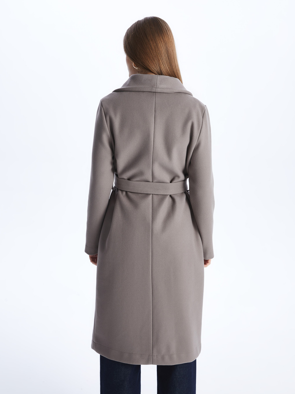 Jacket Collar Women's Cachet Overcoat-10