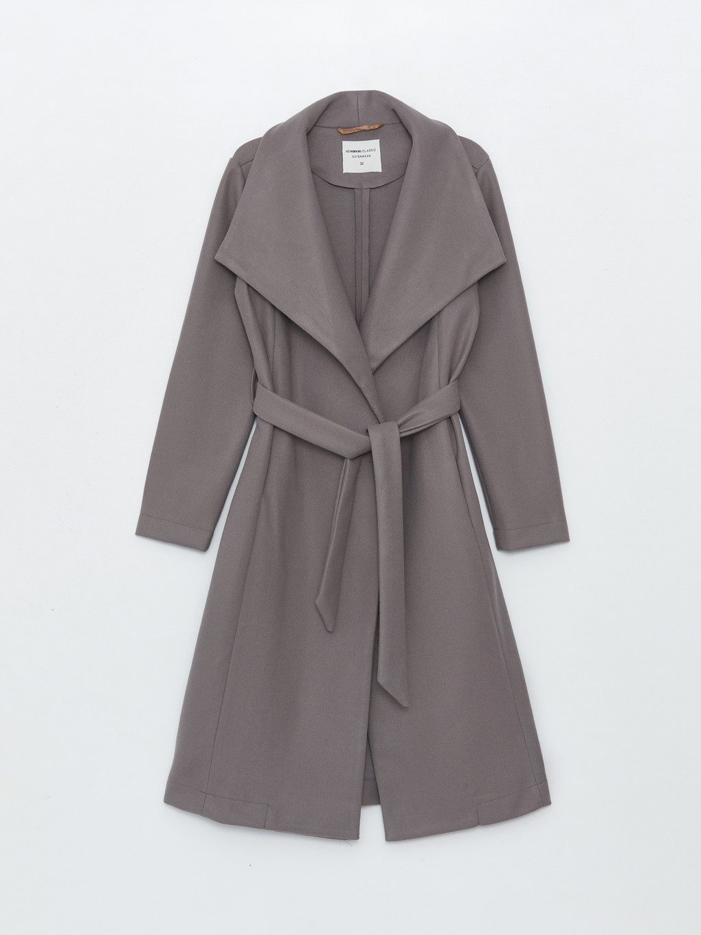 Jacket Collar Women's Cachet Overcoat-11