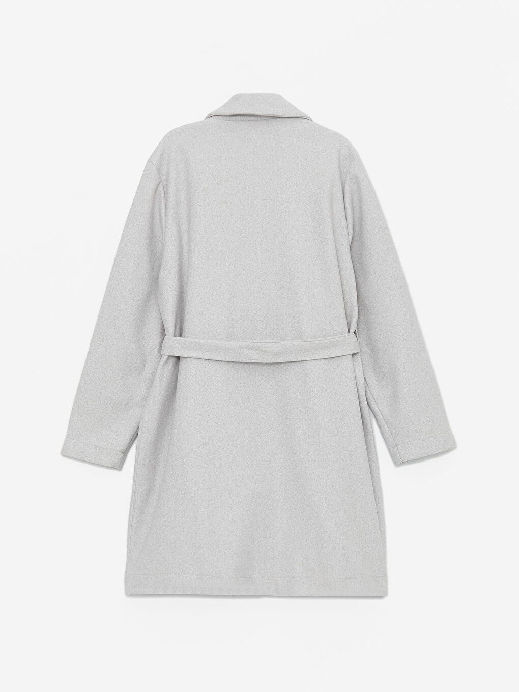 Manteau Cachet à Col Veste pour Femmes-7
