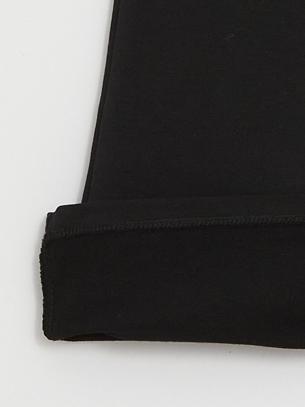 Siyah Beli Lastikli Basic İspanyol Paça Kız Çocuk Tayt-4