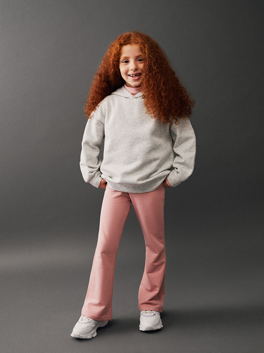 Elasticated Waist Basic Flared Girls' Leggings