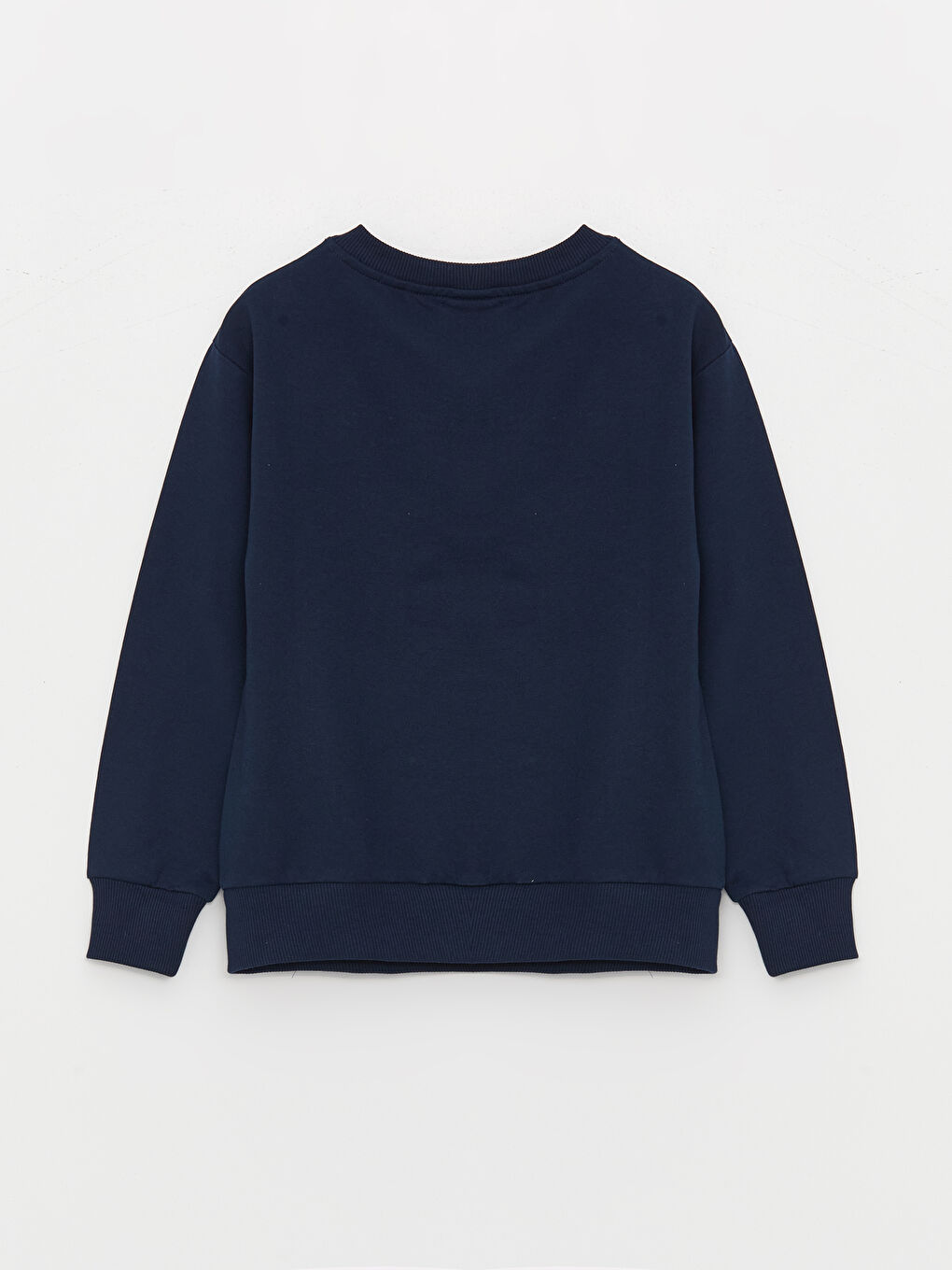 LCW Kids Yeni Lacivert Rahat Kalıp Bisiklet Yaka Baskılı Erkek Çocuk Sweatshirt - 3