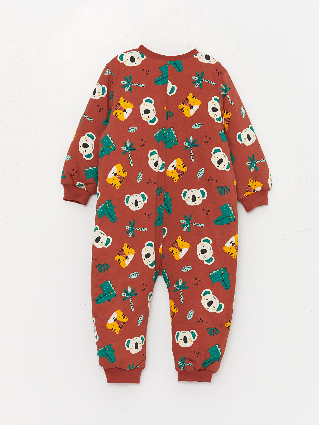 Kahverengi 2.5 Tog Elyaflı Unisex Bebek Uyku Tulumu-2