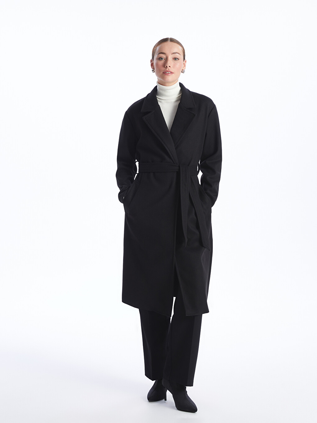 Jacket Collar Women's Cachet Overcoat