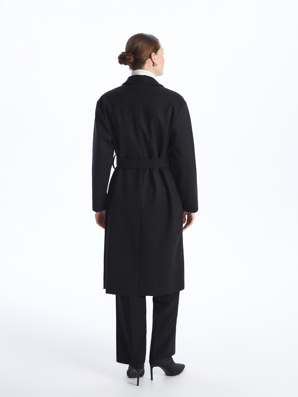Jacket Collar Women's Cachet Overcoat-9