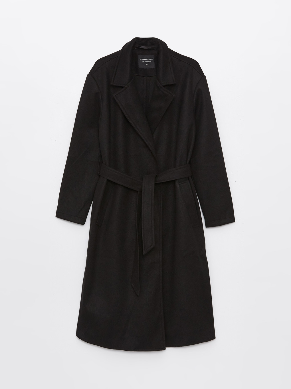 Jacket Collar Women's Cachet Overcoat-10