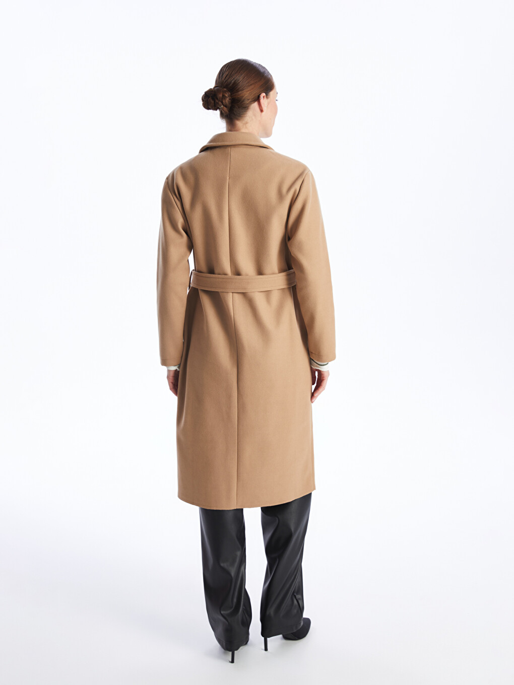 Jacket Collar Women's Cachet Overcoat-4
