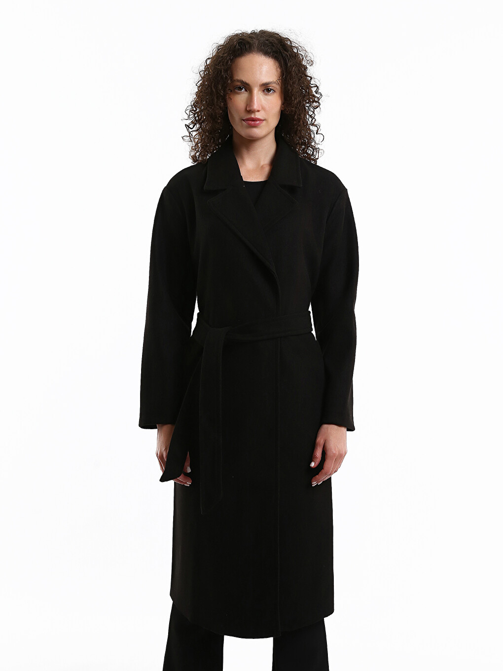 Jacket Collar Women's Cachet Overcoat-1