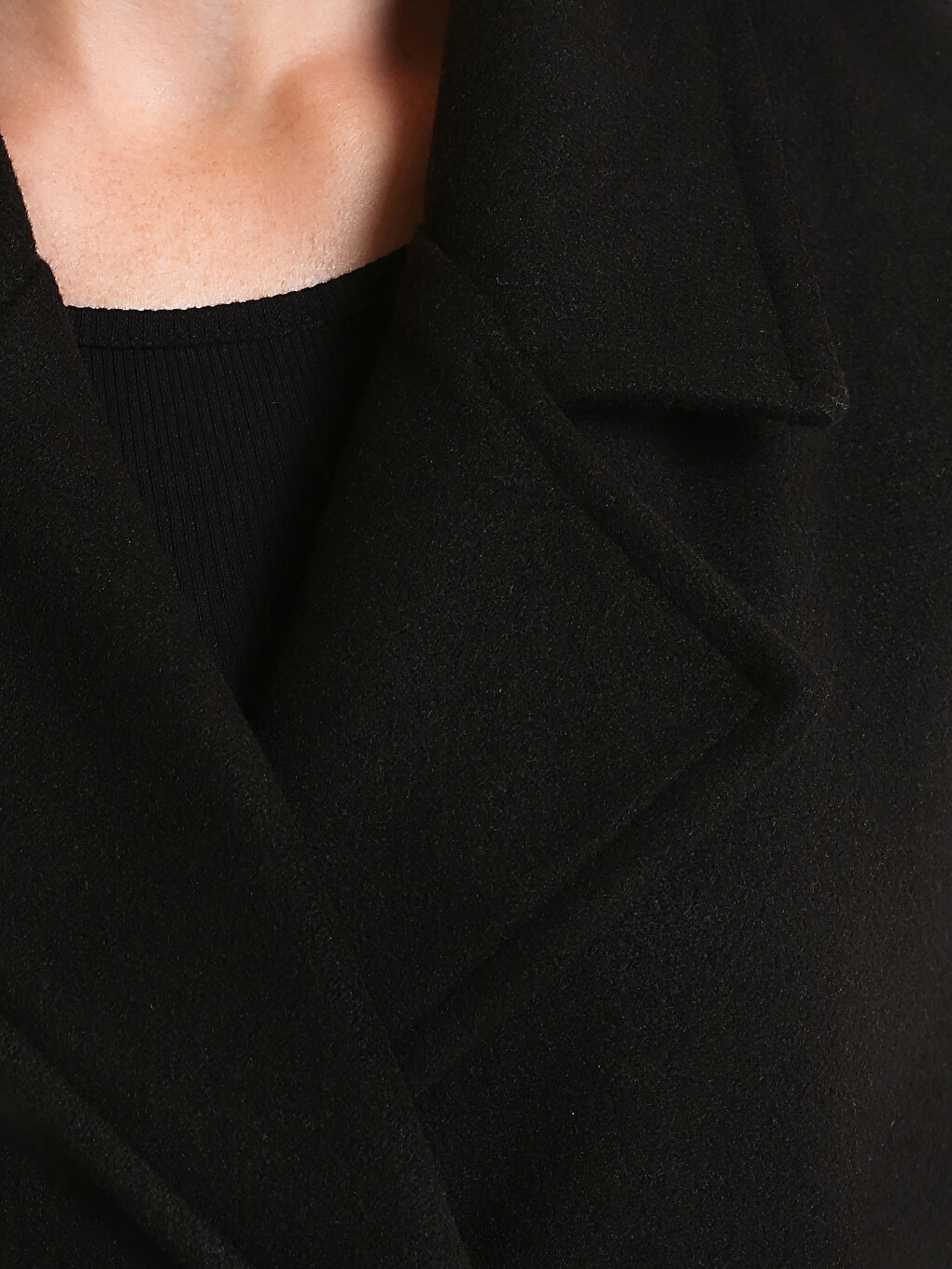 Jacket Collar Women's Cachet Overcoat-4