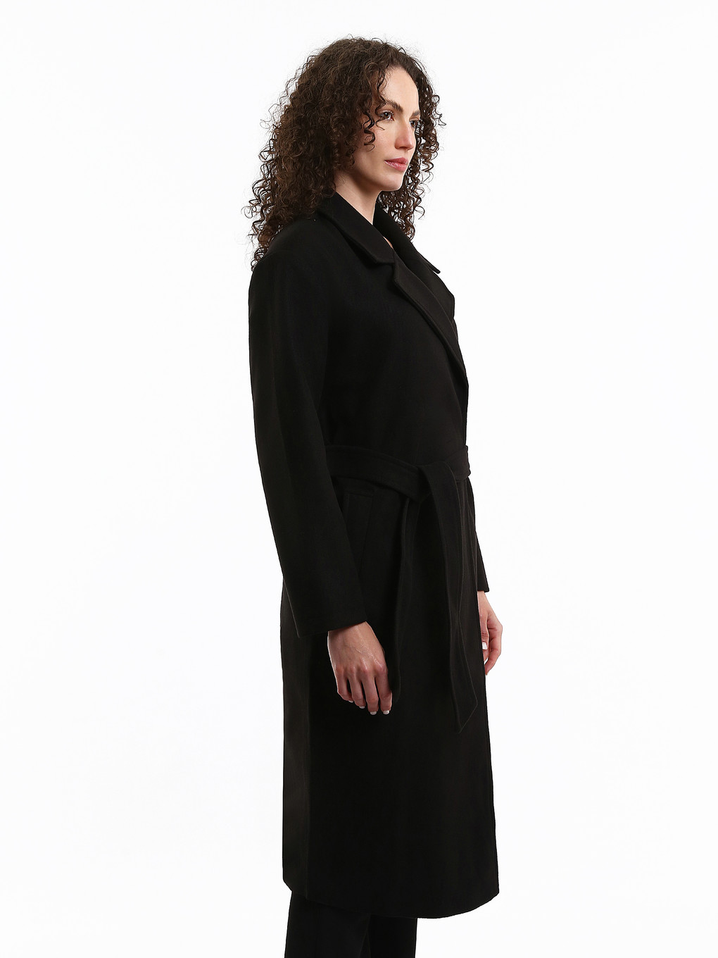 Jacket Collar Women's Cachet Overcoat-6
