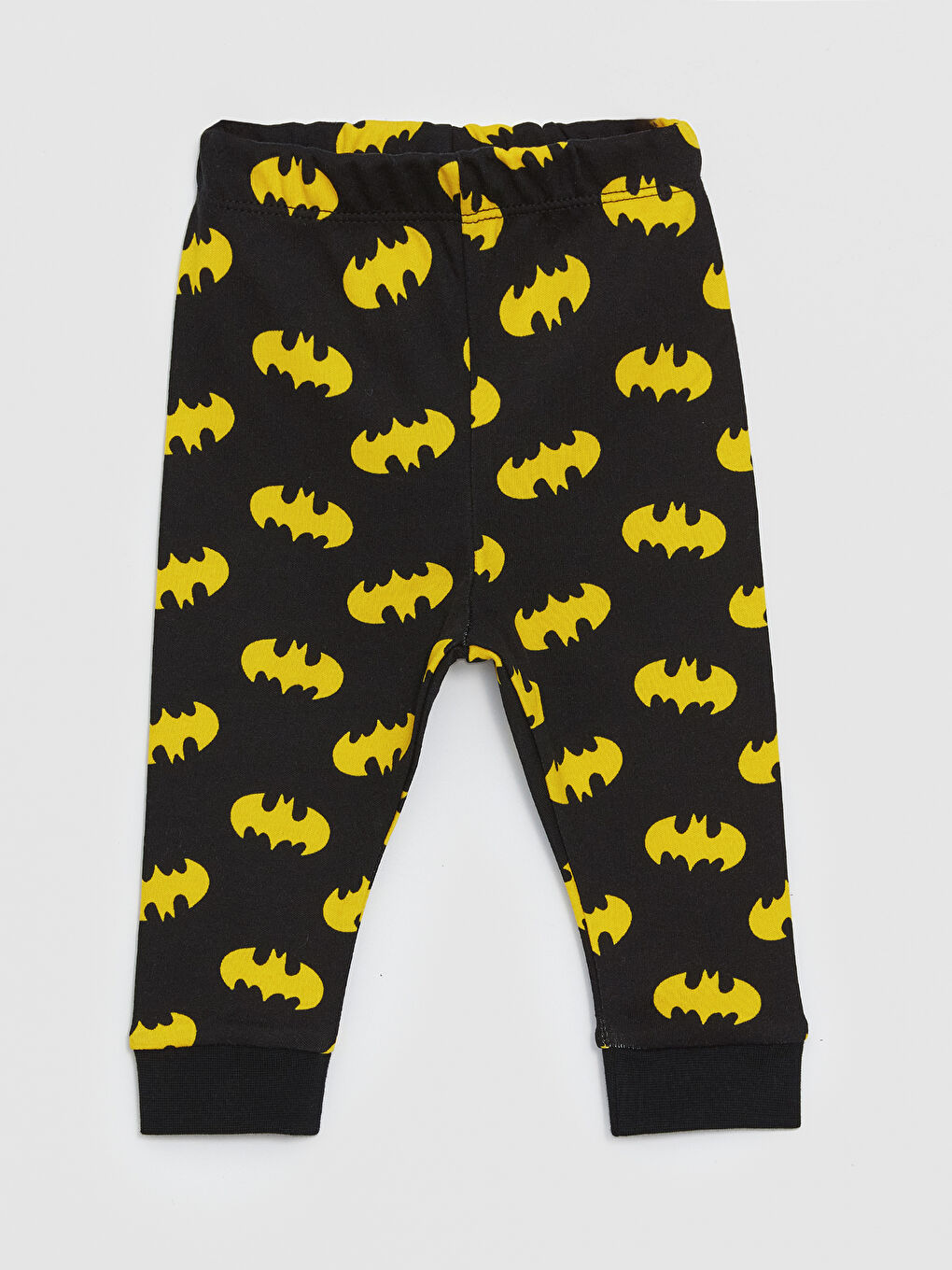 LCW baby Crew Neck Long Sleeve Batman Printed Baby Boy Pyjamas Set -W3BL46Z1-RQN