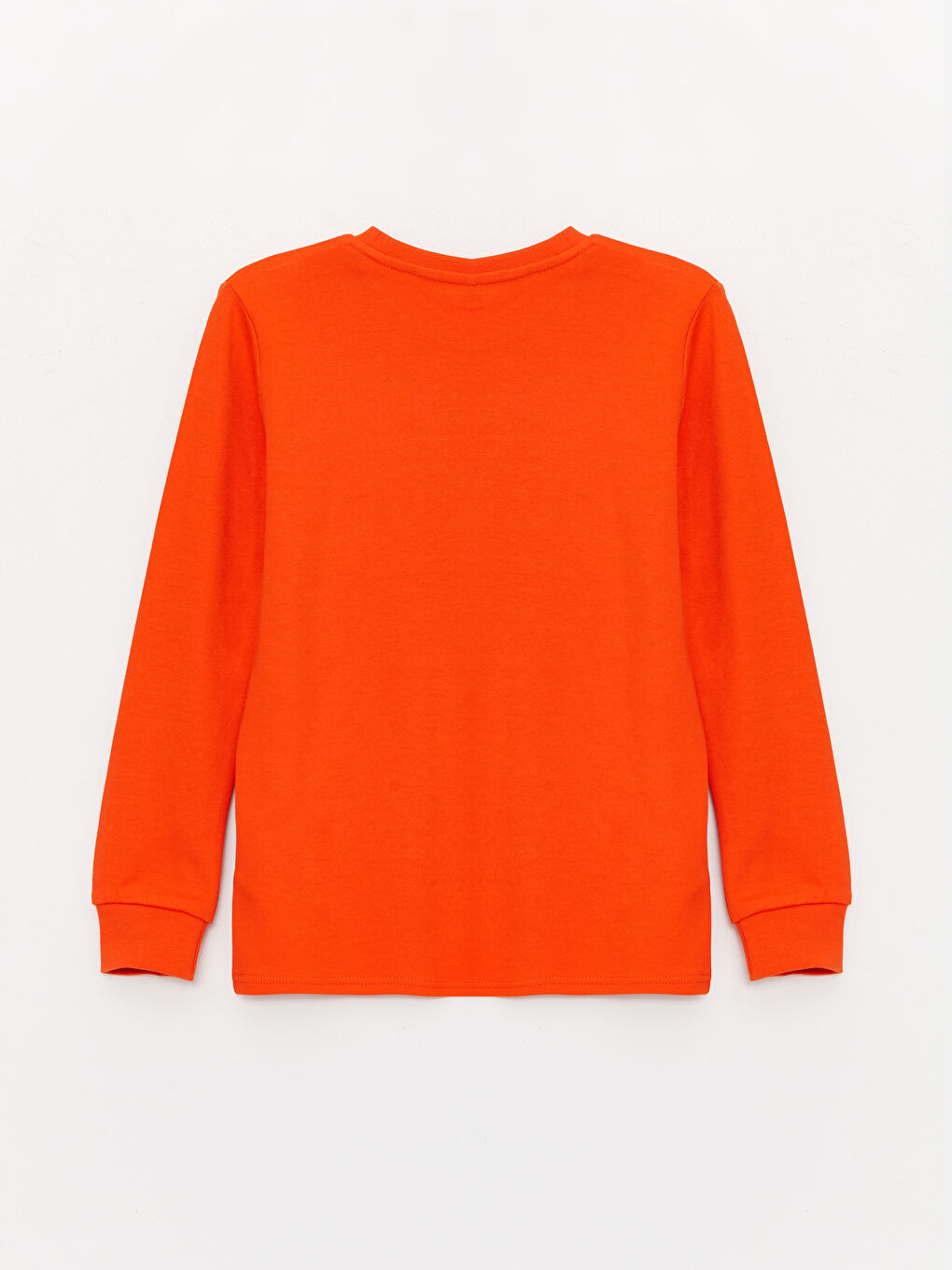 Turuncu Bisiklet Yaka Ayı Tedyy Baskılı Erkek Çocuk Tişört-1